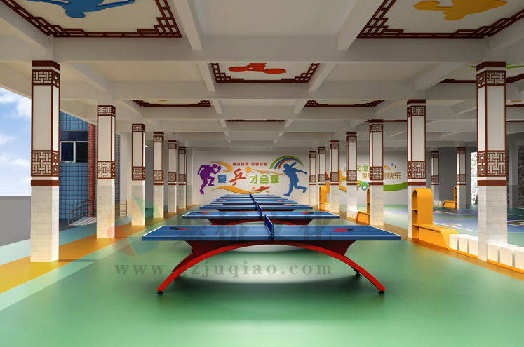 学校体育场文化建设